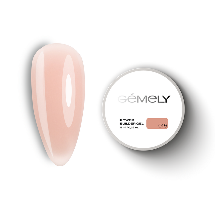 GÉMELY (ex GA&MA). Power builder gel #19, 5 ml, gel duro #1