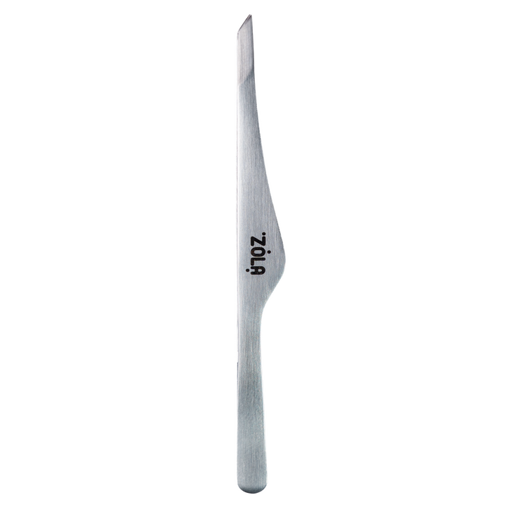 ZOLA. Eyebrow Tweezer "Premium Series". Silver. Пінцет професійний для брів, срібний #1