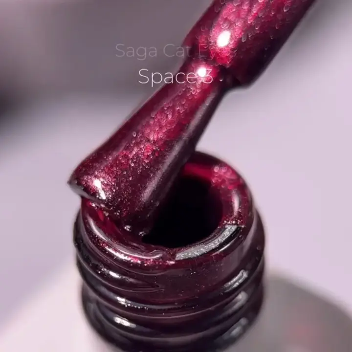 SAGA. Cat's Eye Gel Polish "Space Cat", #03, 10 ml. Гель-лак "Котяче око" #2