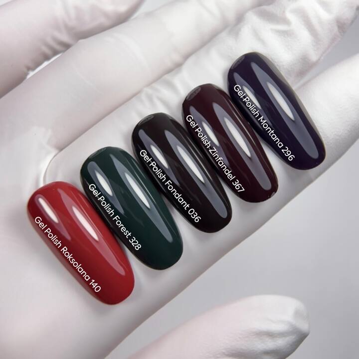 NOTD. Gel Polish Forest #328, 10 ml, гель-лак темно-зелений #5