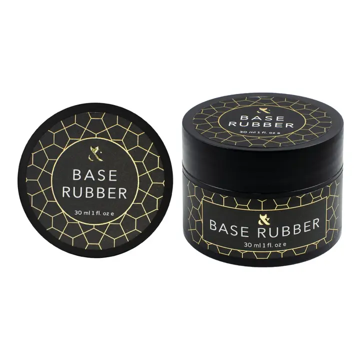 F.O.X. Base Rubber, clear, 30 ml. Каучукова еластична прозора база #1
