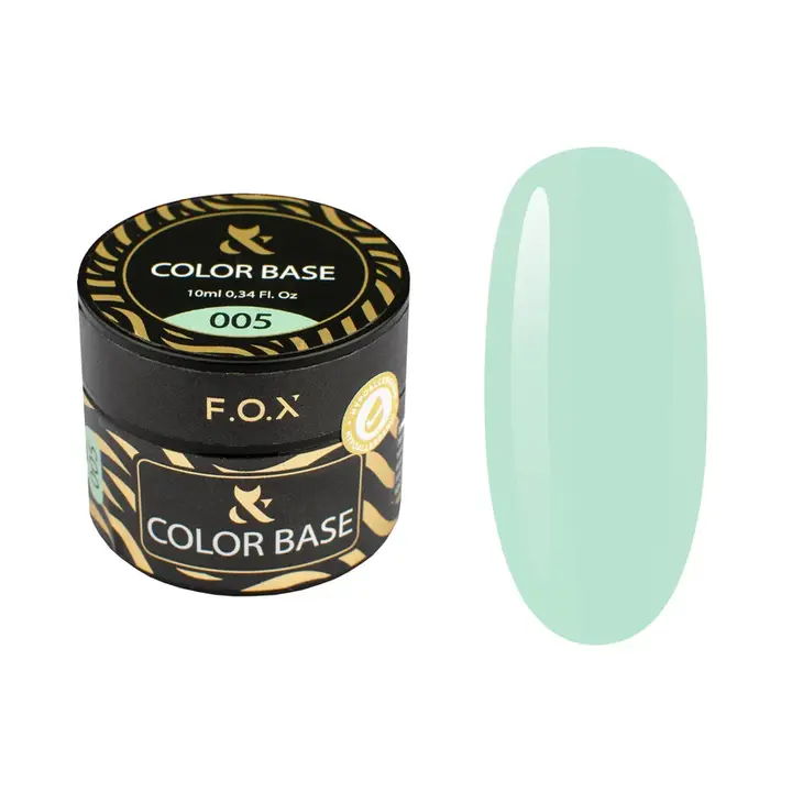 F.O.X. Color base #005, 10 ml. Кольорова напівпрозора база #1