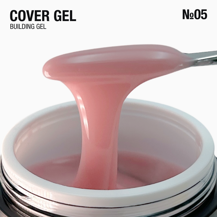 ADORE. Cover Gel, 30 g, #05, Underskin. Напівпрозорий гель для нарощування, нюдовий #2