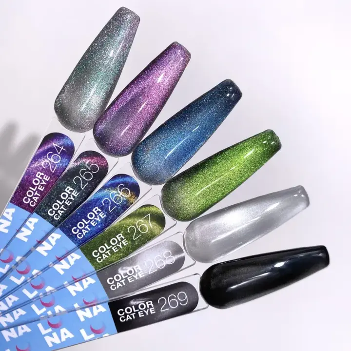 LUNAmoon. Color "Cat Eye" Gel Polish #264, 8 ml, Gel-Nagellack „Katzenauge“ #3