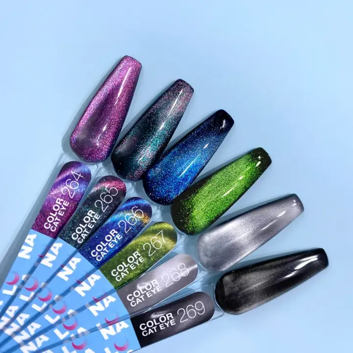 LUNAmoon. Color "Cat Eye" Gel Polish #264, 8 ml, Gel-Nagellack „Katzenauge“ #4
