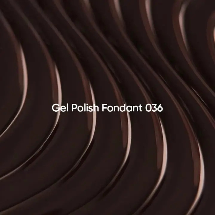NOTD. Gel Polish Fondant #036, 10 ml, гель-лак темно-коричневий #2