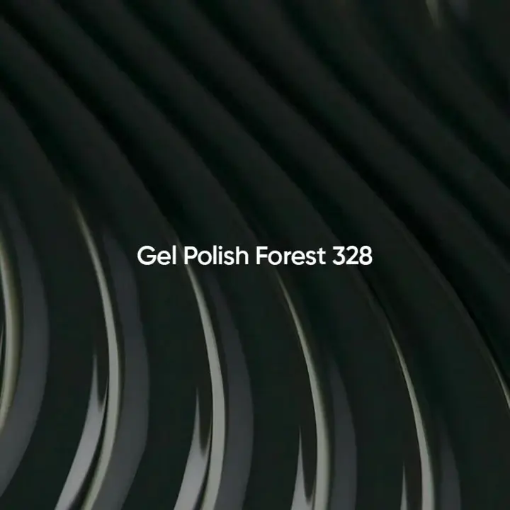 NOTD. Gel Polish Forest #328, 10 ml, гель-лак темно-зелений #2