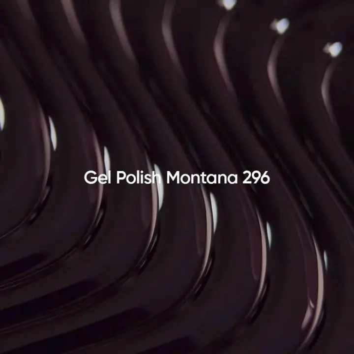 NOTD. Gel Polish Montana #296, 10 ml, гель-лак темно-фіолетовий #2