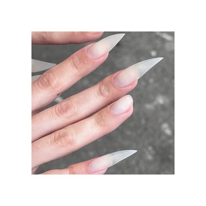 ADORE. Dual nail forms Type 7, Cat's claw, Extra high, 120 pcs. Верхні форми, котячі кігті #6