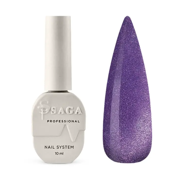 SAGA. Cat's Eye Gel Polish "Space Cat", #01, 10 ml. Гель-лак "Котяче око" #1