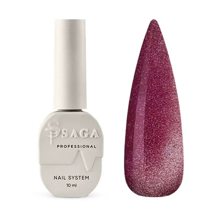 SAGA. Cat's Eye Gel Polish "Space Cat", #03, 10 ml. Гель-лак "Котяче око" #1