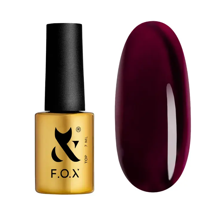 F.O.X. Top Lipstick #003, 7 ml. Вітражний топ #1