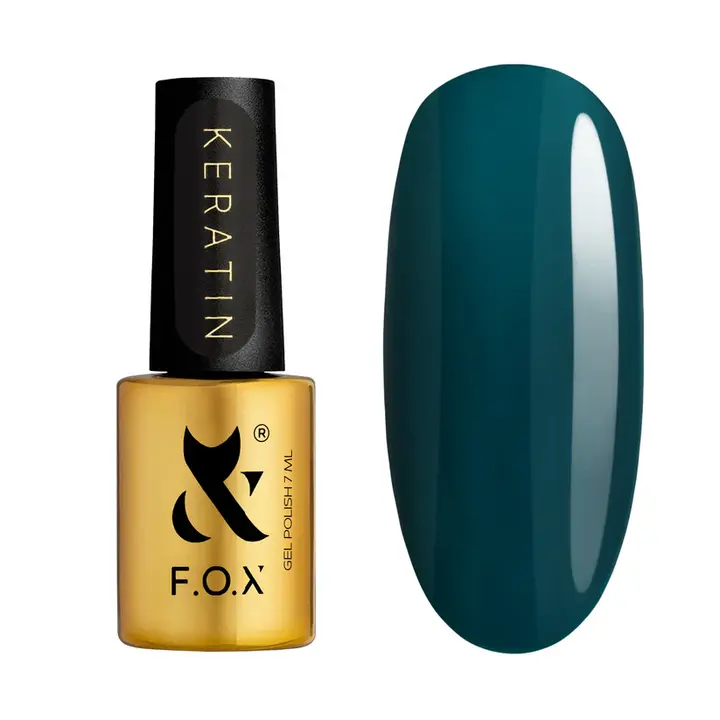 F.O.X. KERATIN Gel polish Fashion Capsule #008, 7 ml. Гель-лак з кератином #1