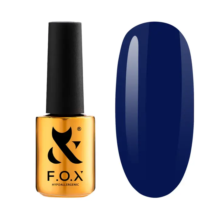 F.O.X. Gel polish, Spectrum, #129, Midnight, 7 ml. Гель-лак #1