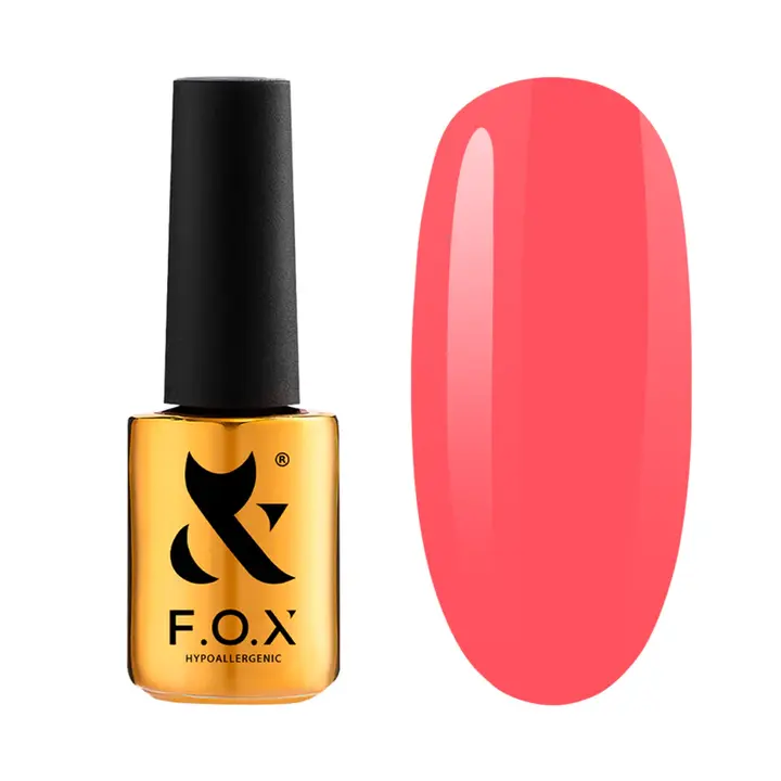F.O.X. Gel polish, Spectrum, #142, Amour, 7 ml. Гель-лак, неоновий #1