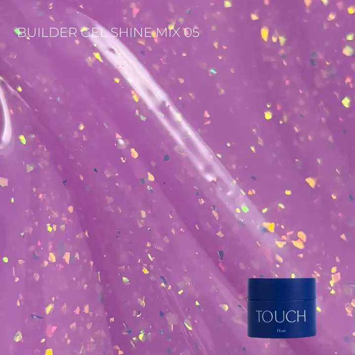 TOUCH. Builder Gel, Shine Mix, #5, 15 ml #1