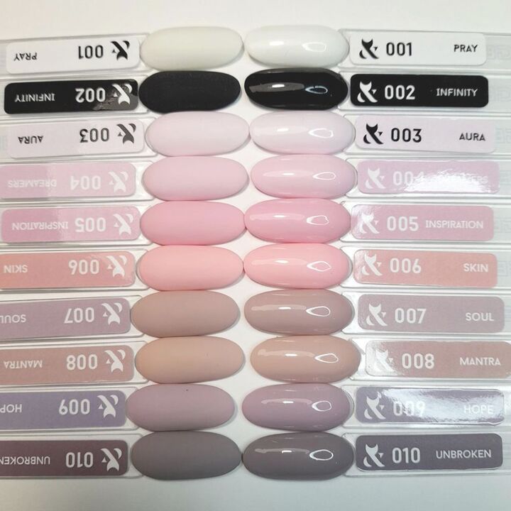F.O.X. Gel polish, Spectrum, #010, Unbroken, 7 ml. Гель-лак #3