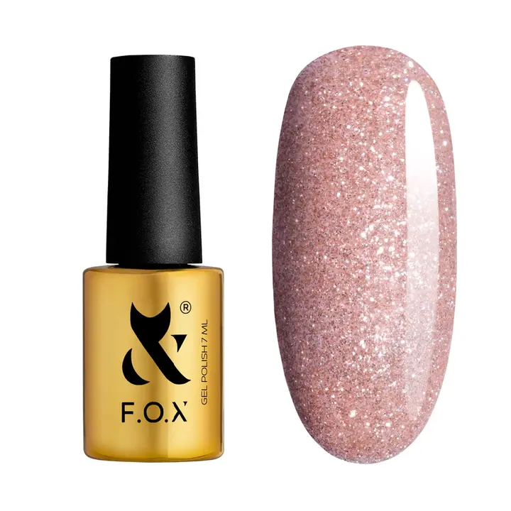 F.O.X. Gel polish, Flashback #002, 7 ml. Гель-лак світловідбиваючий #1
