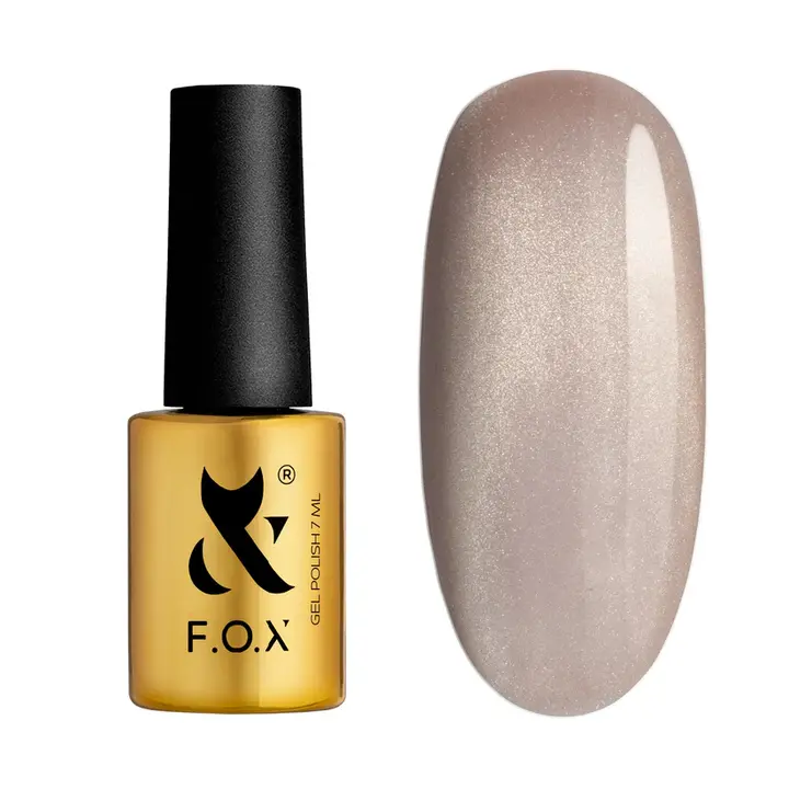 F.O.X. Gel polish, Cat Eye, #004, 7 ml. Гель-лак сатинове "Котяче око" #1