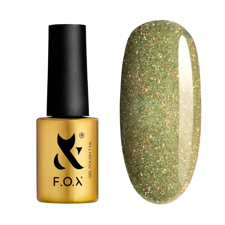 F.O.X. Gel polish, Flashback #005, 7 ml. Гель-лак світловідбиваючий #1