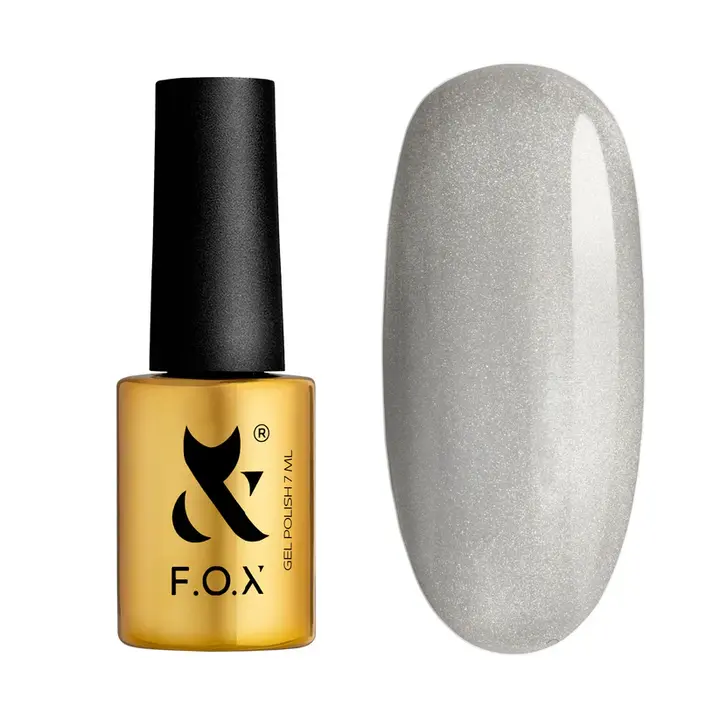 F.O.X. Gel polish, Cat Eye, #007, 7 ml. Гель-лак сатинове "Котяче око" #1