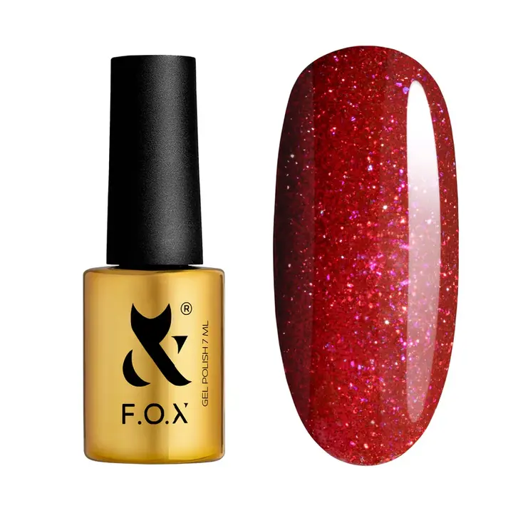F.O.X. Gel polish, Flashback #010, 7 ml. Гель-лак світловідбиваючий #1