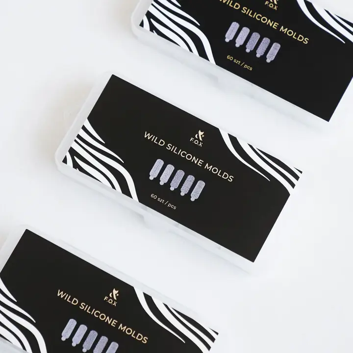 F.O.X. Wild Silicone molds, 60 pcs. Moules en silicone réutilisables pour le design #2