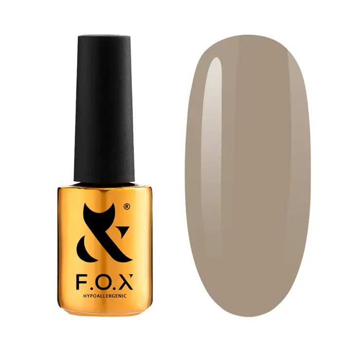 F.O.X. Gel polish, Spectrum, #160, Silver Mink, 7 ml. Гель-лак #1