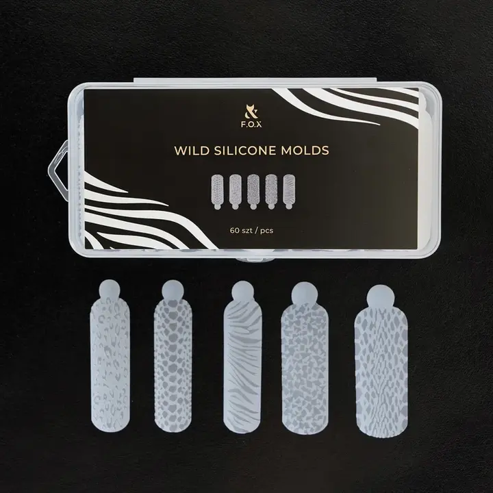 F.O.X. Wild Silicone molds, 60 pcs. Moules en silicone réutilisables pour le design #1
