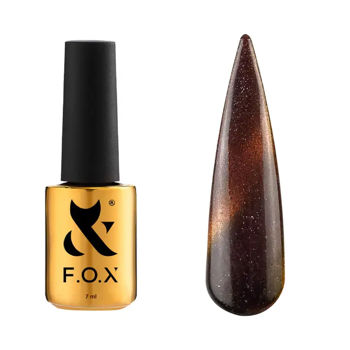 F.O.X. Gel polish, Cat Eye Galaxy #005, 7 ml. Гель-лак "Котяче око" #1