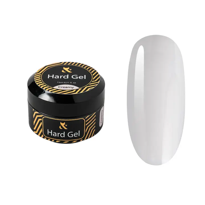 F.O.X. Hard Gel, 15 ml, Cover Creamy. Рідкий гель для моделювання нігтів #1