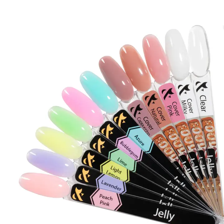 F.O.X. Jelly Gel, 15 ml, Cover Pink. Густий будівельний гель-желе #2