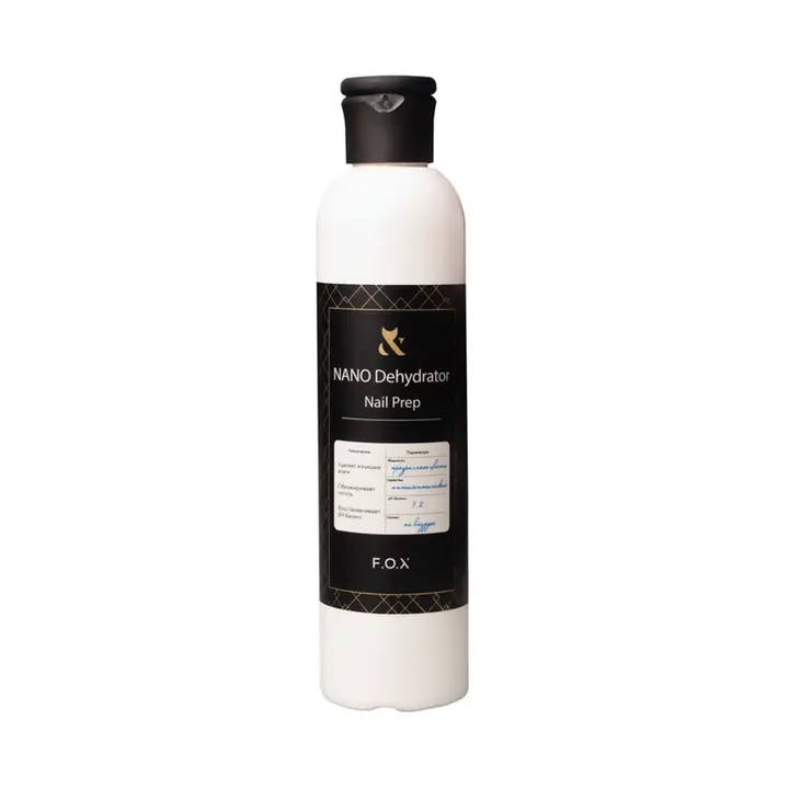 F.O.X. NANO Dehydrator Nail Prep, 250 ml. Дегідратор, знежирювач для нігтів #1