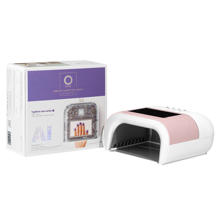 ONAIL. Artificial Intelligence Nail Lamp, Pink. Лампа зі штучним інтелектом, рожева #10