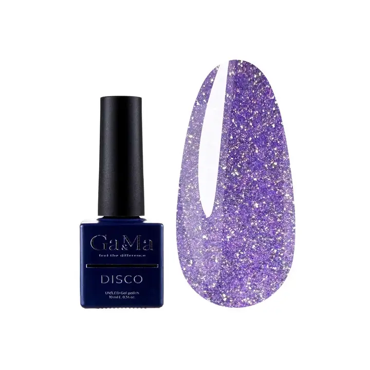 GA&MA. Reflective Gel polish SHINE #20, 10 ml, гель-лак світловідбиваючий ( попередня упаковка) #1