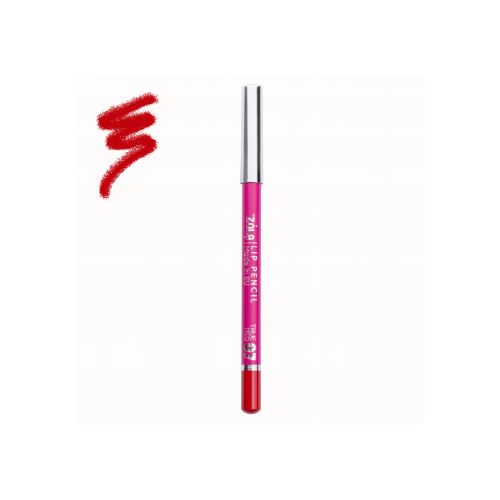 ZOLA. Lip Pencil, #07, True Red. Олівець для губ, червоний #1