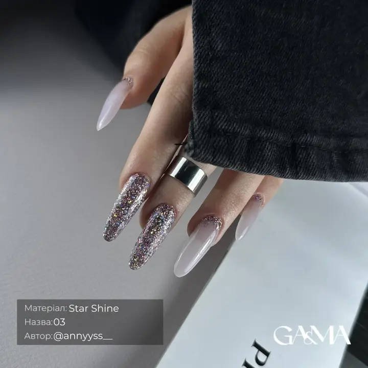 GA&MA. Gel polish, Star Shine #003, 5 g, Gel Polish für Design #5
