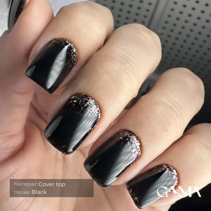 GA&MA. Cover Top Black, 10 ml, Top camuffante, nero #2