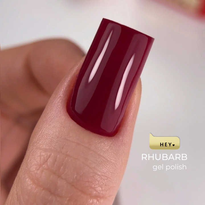 HEYLOVE. Gel Polish, RHUBARB, 15 ml, гель-лак, малиновий #4