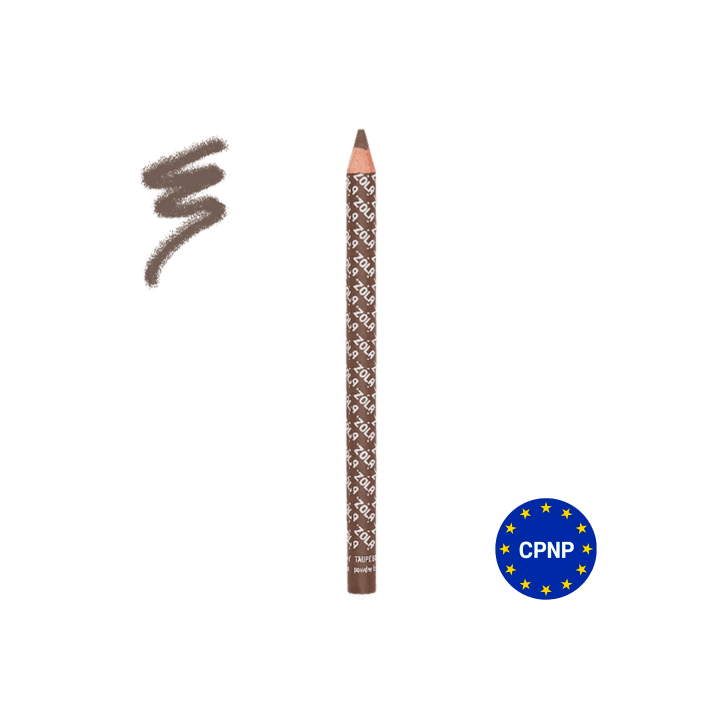 ZOLA. Powder Brow Pencil, Taupe Brown. Пудровий олівець для брів, холодний русо-коричневий #1