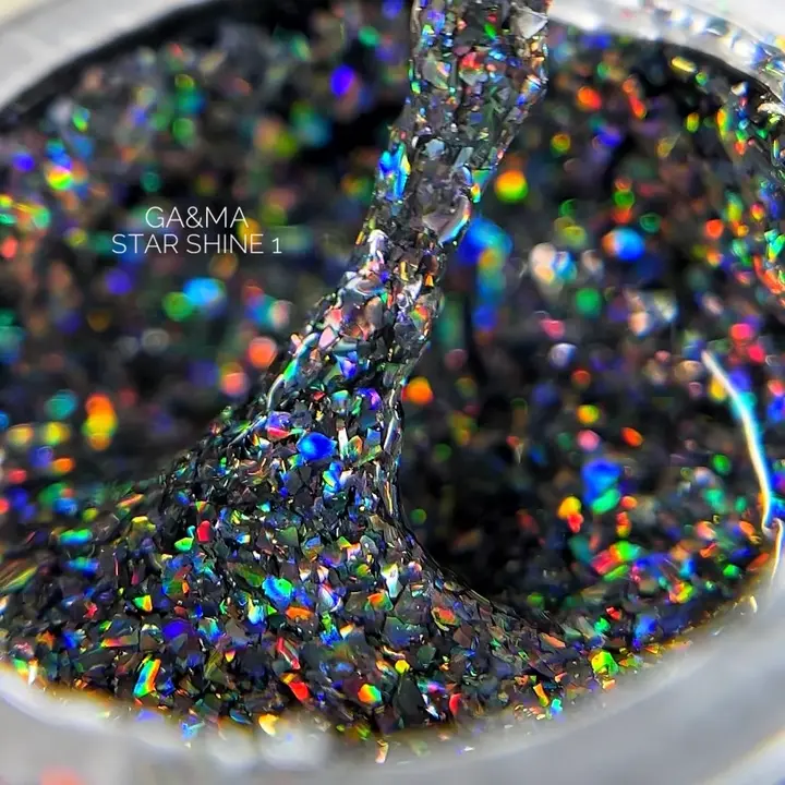 GA&MA. Gel polish, Star Shine #001, 5 g, Гель-лак для дизайну #2
