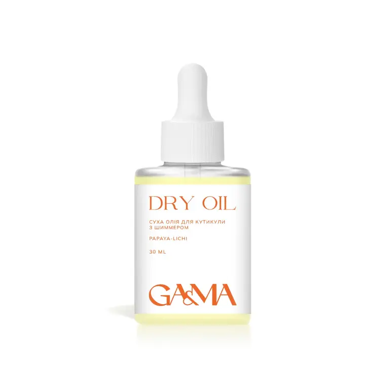 GA&MA. Dry oil with shimmer, Papaya-lichi, 30 ml, Huile sèche avec shimmer, Papaye-Litchi #2