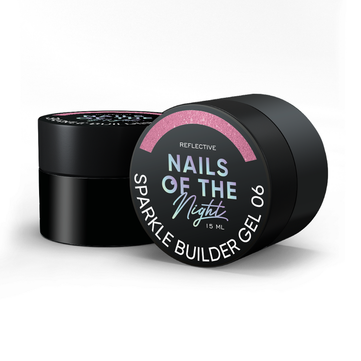 Reduziert / NOTD Sparkle Builder Gel Nr. 06, 15 ml, lichtreflektierendes Builder-Gel (pfirsichfarben) #1