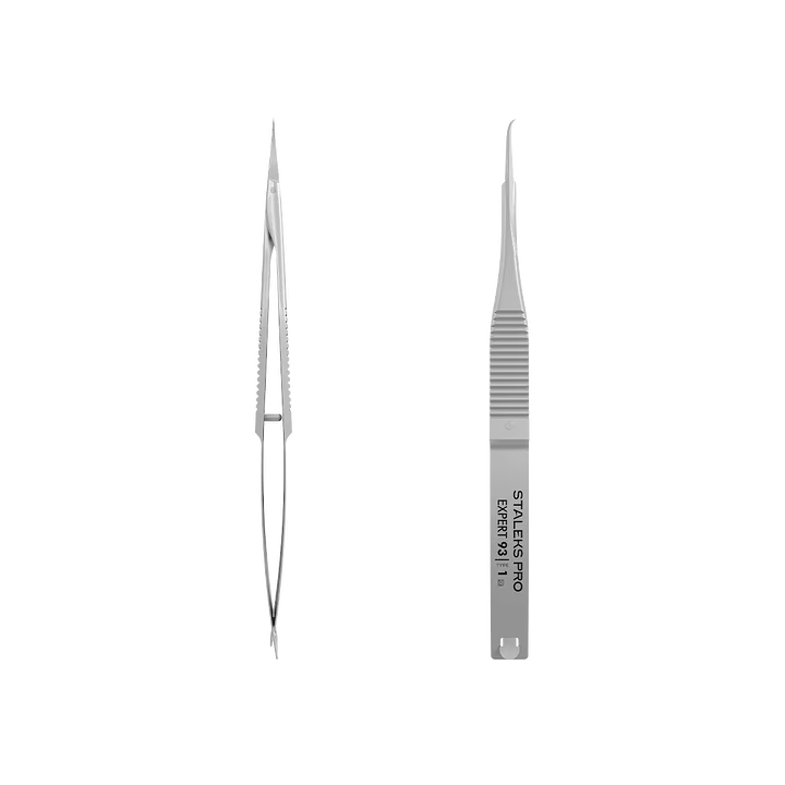 STALEKS. Micro Scissors, 17 mm, Твізери (мікроножиці) для видалення кутикули EXPERT 93 TYPE 1 #1