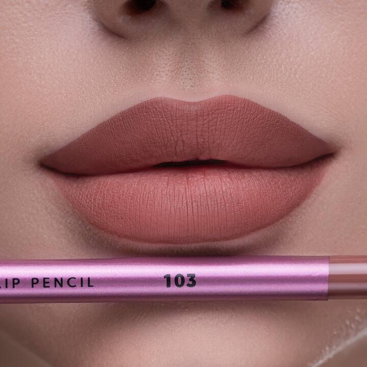 ZOLA. Lip Pencil, #103, Cocoa. Гелевий олівець для губ, теплий коричнево-нюдовий #5