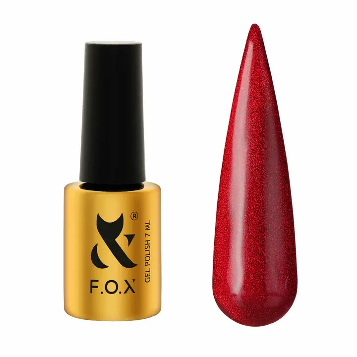 F.O.X. Gel polish, Cat Eye, Moulin Rouge #001, 7 ml. Гель-лак "Котяче око" #1