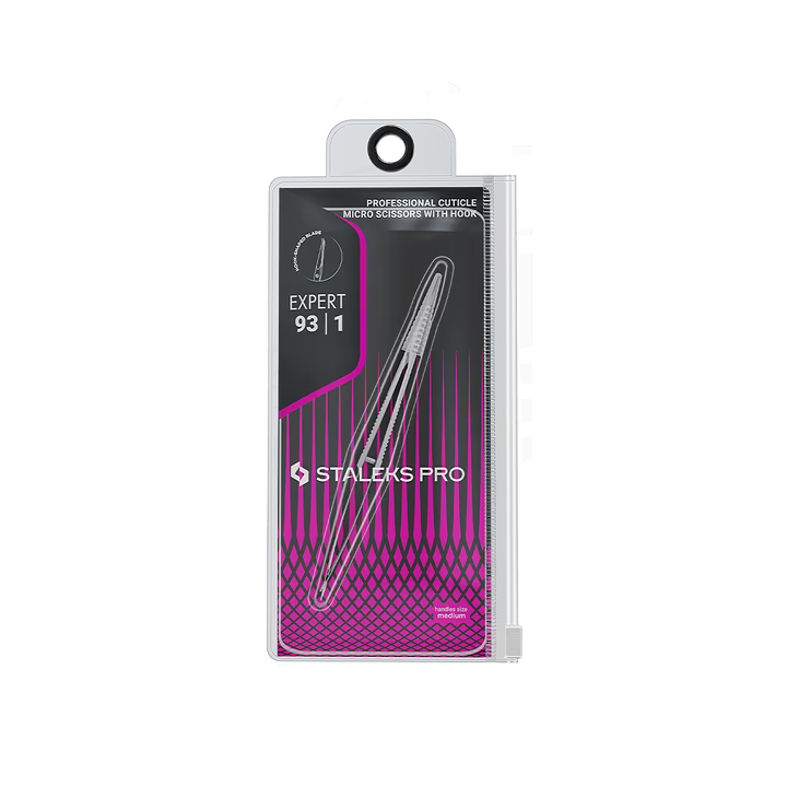 STALEKS. Micro Scissors, 17 mm, Твізери (мікроножиці) для видалення кутикули EXPERT 93 TYPE 1 #3
