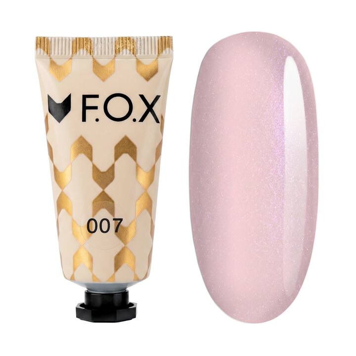 F.O.X. Poly gel Nano, #007, 15 ml. Polygel ultra résistant pour modelage avec shimmer #1