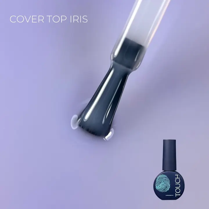 TOUCH. Cover Top coat, #14, Iris, 7 ml #1