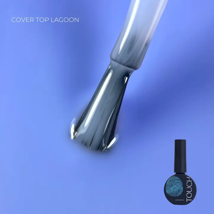 TOUCH. Cover Top coat, #15, Lagoon, 13 ml #1
